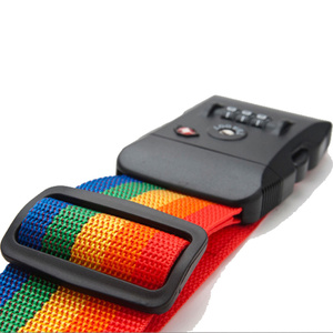 <span class=keywords><strong>Tsa</strong></span>-candado ajustable para maleta, cinturón colorido personalizado, correa de equipaje, cierre de viaje - Product Image 5