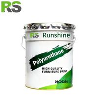 Revêtement liquide en polyuréthane écologique Runshine de qualité supérieure, transparent, haute brillance, durable, peinture pour meubles en bois, laque