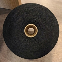 Fil recyclé noir en gros, 0,5 à 32 fils, Open End et Semi-Ring, pour le textile de maison