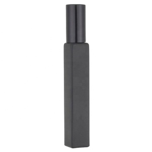 10ml Portable Roll on Square Glass Essential Oil <b>Perfume</b> Roller Ball Glass <b>Bottle</b> - Product Image 1