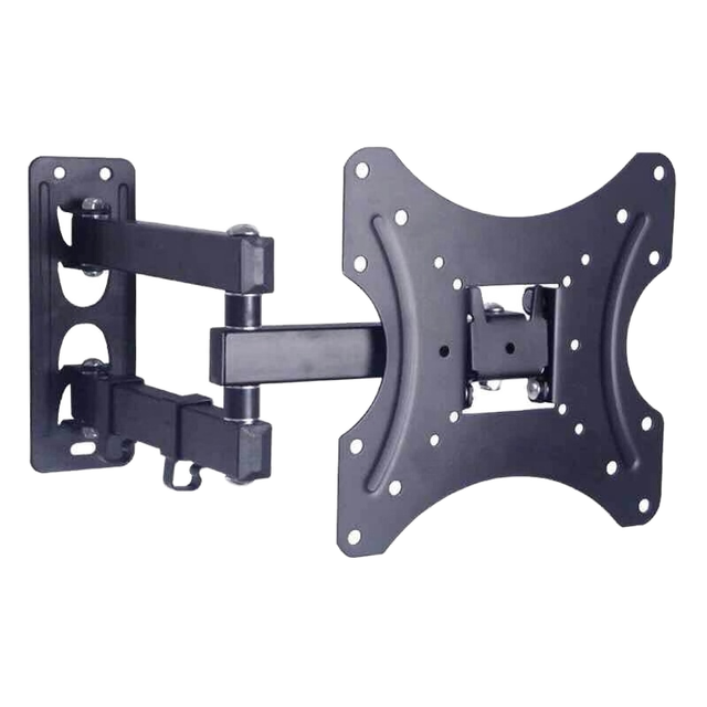 117B Cheap Price VESA 200*200 Load 20kg Full Motion Swivel 14-42 Inch TV Wall Bracket VESA Mounts Above Fireplace
