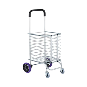 Chariot à main pliable et mobile à <span class=keywords><strong>4</strong></span> roues pour magasin de supermarchés - Product Image 2