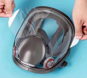 Film de protection de lentille transparente en matériau PET étanche 6885 pour respirateur intégral 6800 - Product Image 3