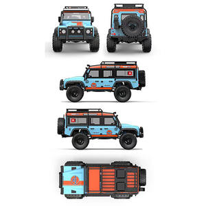 NOUVEAU MJX H8H 1/8 Scale ALLLOCK Defender Climbing Car 4WD RC Cars Off Road Truck Rock Crawler Toys Hobbies - Product Image 5