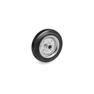 TELLURE ROTA - 533106 Ruedas de goma estándar, discos de acero prensado-ancho de rueda 50mm, Ø 200 mm (Cant. 4) - Product Image 1