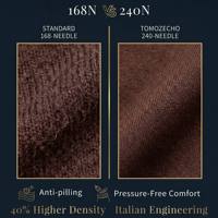 TOMOZ ECHO Luxury logo Custom Men's Flamingo Striped Dress Calcetines Algodón egipcio Media pantorrilla Calcetines para trajes de negocios Zapatos de cuero
