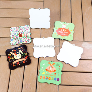 MDFSUB Ornements de Noël en bois de qualité supérieure personnalisés en MDF vierge pour l'impression par sublimation Décoration de Noël écologique et durable - Product Image 1