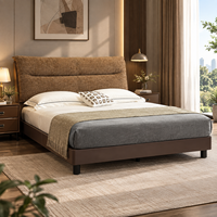 Ensembles de meubles de chambre à coucher modernes de luxe en bois massif de haute qualité pour appartements commerciaux et hôtels cinq étoiles