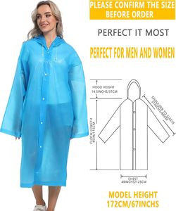 Vente d'usine : Imperméables pour adultes portables, légers et durables - Imperméables, en matériau EVA à usage unique pour une utilisation en extérieur - Product Image 6