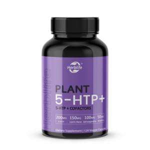 Suplemento OEM/ODM Plant 5 HTP+ con Vitamina B6 y L-Teanina para Apoyar la Memoria, el Enfoque Mental, la Salud Cognitiva y la Energía - Product Image 1