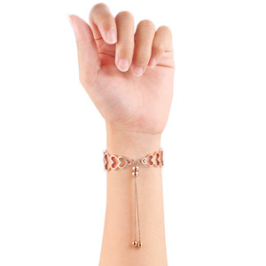 <span class=keywords><strong>Bracelet</strong></span> en métal pour <span class=keywords><strong>Apple</strong></span> <span class=keywords><strong>Watch</strong></span> Ultra 8 7 6 Se 5 4 Band 49mm 44mm 40mm 41mm 45mm Femmes <span class=keywords><strong>Bracelet</strong></span> en forme de coeur - Product Image 5