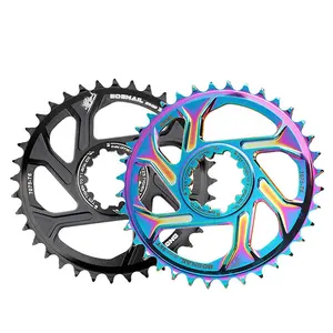 Roda dentada de corrente para mountain bike MTB 30/32/34/36/38T material de alumínio e liga para BMX e bicicletas de estrada