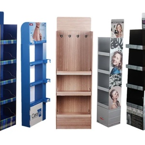 Customized Logo <b>Printing</b> Recycled Retail Product Display Pop Cardboard Floor Display <b>Stand</b> with PP Material Cutting Service - Product Image 2