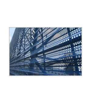 910Mm Tres Picos de potencia de perforada de Metal Pantalla de viento <span class=keywords><strong>polvo</strong></span> proteger cerca de la fábrica de azúcar - Product Image 1
