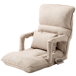 Massage Chair Foldable Reclining With Heat Vibration Full Body Massage For Home Use Light Gray - Product Image 3