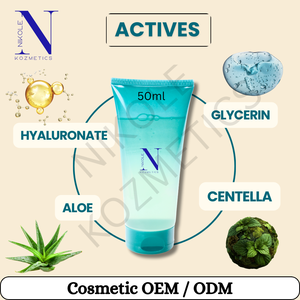 Crème hydratante visage légère au gel d'eau, absorption rapide, hydratation quotidienne pour une peau hydratée OEM/ODM - Product Image 6