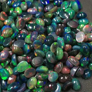 Natuurlijke Kristal Edelsteen Kleur Opaal Genezende Kwarts Kleurrijke Opaal Cabochon Voor Decoratie