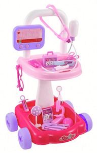 <b>Doctor</b> Cart Kit Kids 3 4 5, Medical Play <b>Set</b> Realistic With Lights Toddlers Toys for Boys Girls - Product Image 3