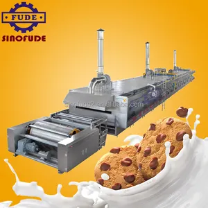 Modelo automático-600 linha de produção de biscoitos/máquina de biscoitos linha de produção completa/biscoito com máquina de enchimento de chocolate