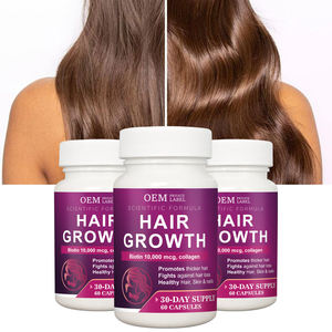 Capsule per la crescita dei capelli all'ingrosso permettono ai capelli di crescere in modo sano sostenere nutrire la pelle e le unghie - Product Image 1