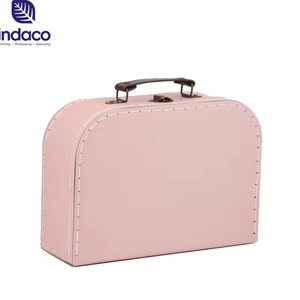 Caja de Recuerdos Decorativa con Forma de Maleta de Cartón, Caja de Cartón para Guardar Vestidos - Product Image 6