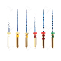 Fresas Rotatorias Dentales de NiTi Activadas por Calor Eléctrico, Certificadas por la CE, a Precio Económico, para Endodoncia