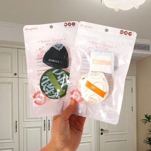 Shangmeier Water Drop Cotton Powder Puff, 2 paquets d'éponges douces pour la peau, pour une utilisation sèche ou humide - Product Image 2