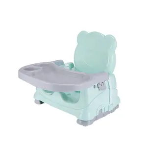 Chaise de salle à manger portable pratique et abordable avec plateau pour bébé pour l'alimentation en déplacement