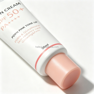 <span class=keywords><strong>Crema</strong></span> Idratante Coreana Minimizzante Pori con Niacinamide PDNR, Protezione Solare Illuminante Rosa SPF50+ e Collagene Anti-Età - Product Image 3