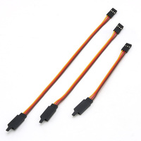 Futaba JR Servokabel 150mm 200mm 300mm 500mm 800mm 1000mm Servoverlängerungskabel mit Verdrehsicherung für RC Auto Drohne DIY Teile