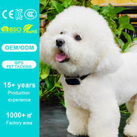 Collier GPS pour animaux de compagnie Qcool, collier pour chien avec suivi GPS, contrôle par application Wifi, collier GPS pour animaux de compagnie avec LED réfléchissante