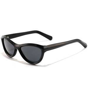 Lunettes de soleil œil de chat pour femmes, monture menthe unie, verres en résine à bord complet, protection anti-UV, adaptées aux visages ovales - Product Image 6