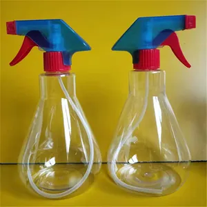400ml 500ml klare chemikalien beständige Hochleistungs-Reinigungs wassers prüh flasche mit Sprüh gerät