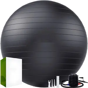 Feistel Extra dicker Yoga Ball Gymnastik ball 5 Größen Stuhl Hochleistungs-Schweizer Ball für Gleichgewichts stabilität