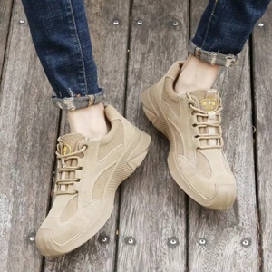 Zapatos de Hombre para Caminar al Aire Libre, Botas de Oficina, Casuales, de Negocios, Botines de Moda para Hombre con Suela Gruesa y Aumento de Altura - Product Image 3