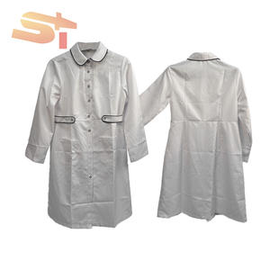 SIKE Weißer Mantel für Ärzte, Krankens ch western, Apotheken, Laboratorien, bequemer mittlerer bis langer Mantel für Frauen - Product Image 5