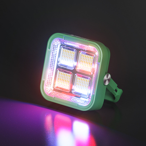 Projecteur LED d'urgence rechargeable avec panneau <span class=keywords><strong>solaire</strong></span> intégré, télécommande, portable avec poignée, sortie USB DC - Product Image 4