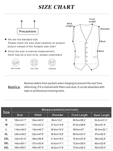Gilet formale da uomo gilet Business classico con cravatta <span class=keywords><strong>papillon</strong></span> <span class=keywords><strong>e</strong></span> gemelli quadrati tascabili spilla per abito da sposa - Product Image 6
