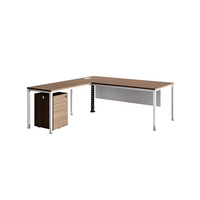 Bureau de direction modulaire solide moderne de luxe Conception durable écologique réglable pour immeuble de bureaux