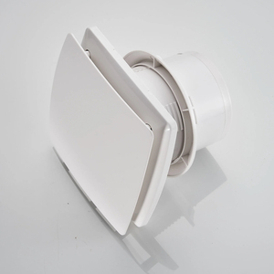 Ventilateur d'évacuation industriel lourd de 100 mm (4 pouces) blanc monté sur vitrine, en plastique silencieux, ventilateur de ventilation électrique OEM pour salle de bain - Product Image 4