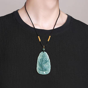Colgante de Jadeíta Natural Azul Agua Pi Xiu, Bestia Mítica, Estilo Chino, Diseño Original, Regalo con Certificado de Tasación PX21 - Product Image 4