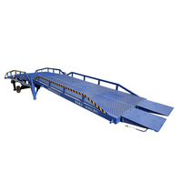 Rampe de chargement hydraulique portable réglable de marque LS de 5T, 6T, 10T, 15 tonnes pour quai et bateau, garantie 12 mois
