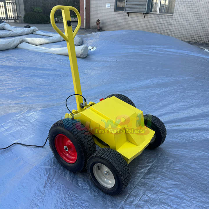 High Efficiency Powerful Electric 8 Wheels Inflatable Rolling Machine ...