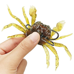 Offre Spéciale d'usine Oem 130mm 32.5g leurre de pêche appât de <span class=keywords><strong>crabe</strong></span> artificiel en plastique souple avec crochet <span class=keywords><strong>crabe</strong></span> souple - Product Image 1