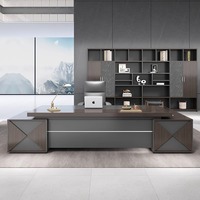 Di lusso moderno capo Desk Executive ufficio Computer Manager scrivania casa ufficio mobili modulari