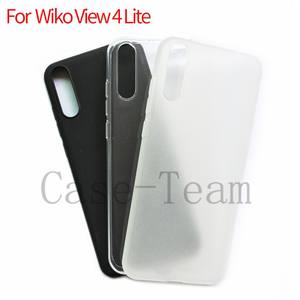 Fabricant de gros étuis en TPU mat doux givré couverture arrière étui de téléphone portable en silicone pour <span class=keywords><strong>Wiko</strong></span> View 4 <span class=keywords><strong>Lite</strong></span> noir - Product Image 2
