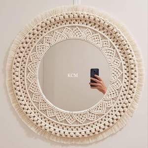 Elegant Decorative <b>Wall</b> <b>Mirror</b> with Clear <b>Long</b> Lasting Glass Stylish Frame <b>for</b> Home Office and Hotel <b>Wall</b> Decoration - Product Image 2