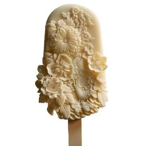 Moule en silicone de qualité alimentaire pour crème glacée, motif culturel et créatif, pour la fabrication artisanale de glaces, idéal pour les attractions touristiques - Product Image 1