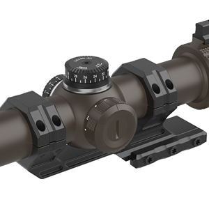 Ống ngắm săn bắn chiến thuật TYPHON LPVO 1-6X24 FFP, kính khắc nâu, có lưới ngắm, kèm giá đỡ bằng nhôm - Product Image 2