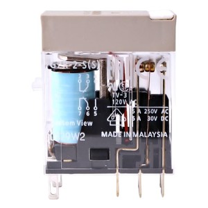 รีเลย์กำลังไฟฟ้า Omron รุ่น G2R 1 S 24VDC 5A 250VAC 30VDC ผลิตในมาเลเซีย หน้าสัมผัสเงินนิกเกิล ได้รับการรับรองมาตรฐาน RoHS - Product Image 1
